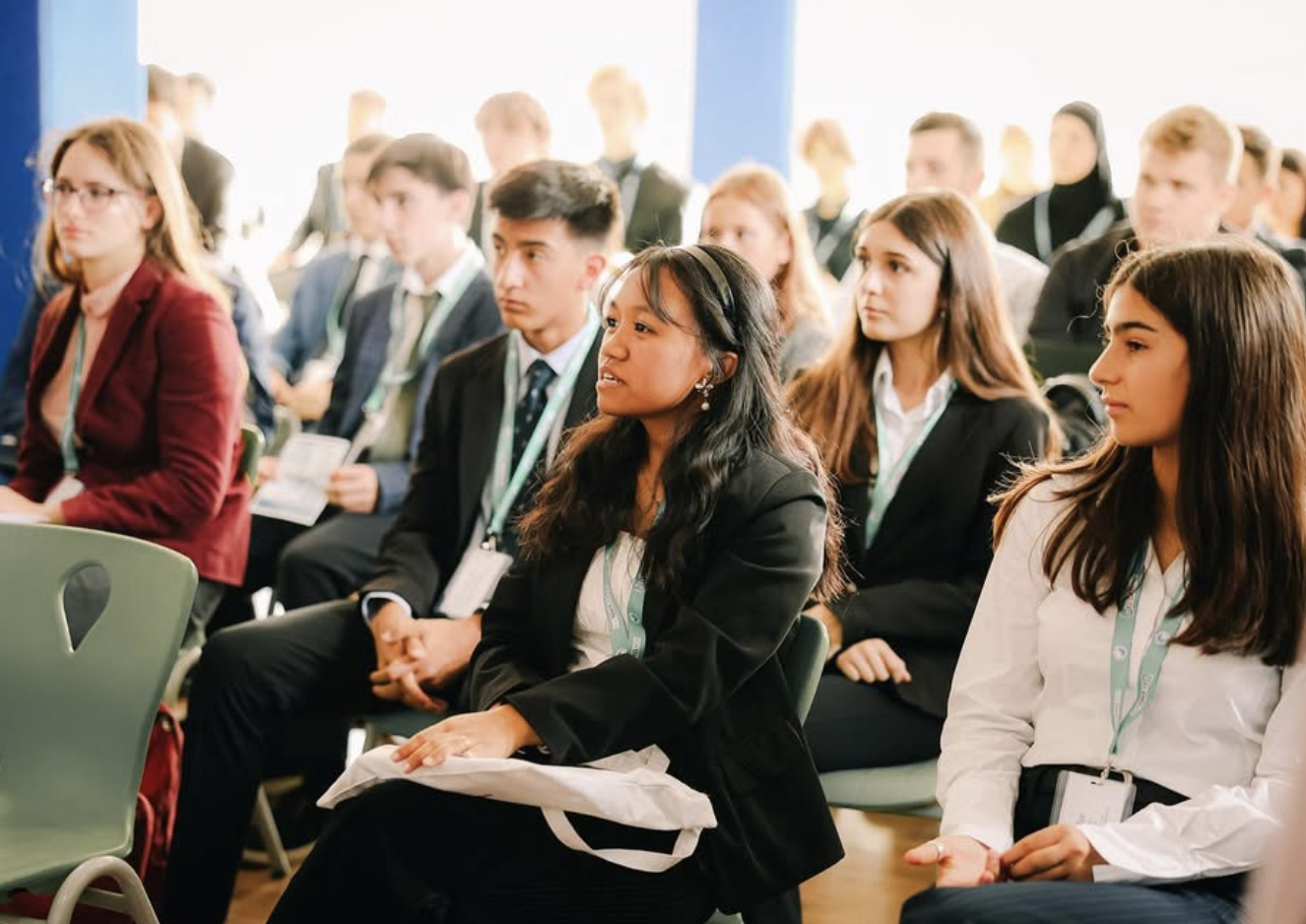 ILG MUN II delegates listening during a session